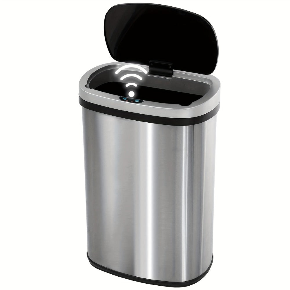 13 Gallon 50L Touchless Motion Sensor Trash Can for Kitchen and Home Office