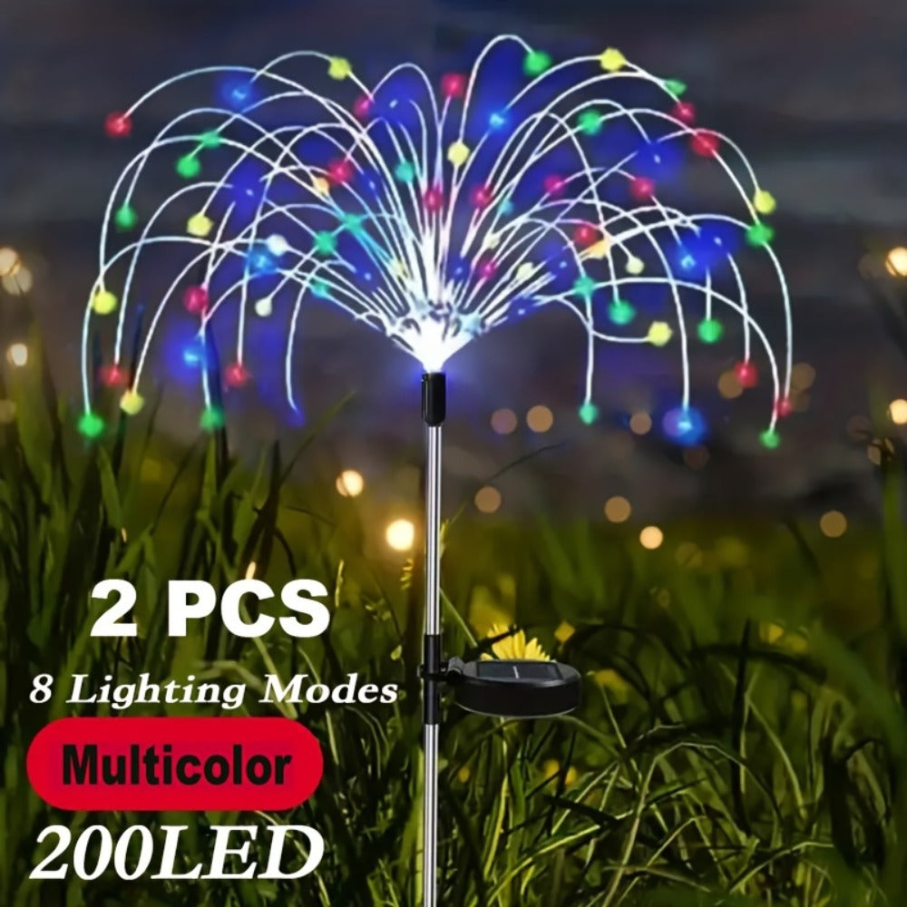 Solar Fairy Lights in an Outdoor Design with 8 Modes for Garden
