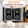 Gas Stove Burner Cover Mat Non-Stick Reusable Washable Stove Top Protector for LG 30-Inch Gas Stove – Oil-Resistant High-Temp Safe, Trimmable 5-Hole Design, Keeps Stove Clean & Scratch-Free