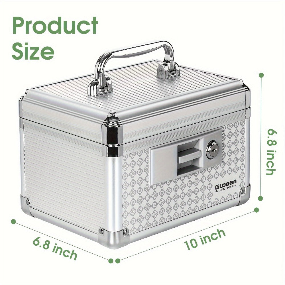 Medicine Storage Box in an Aluminum Alloy Design with Handle