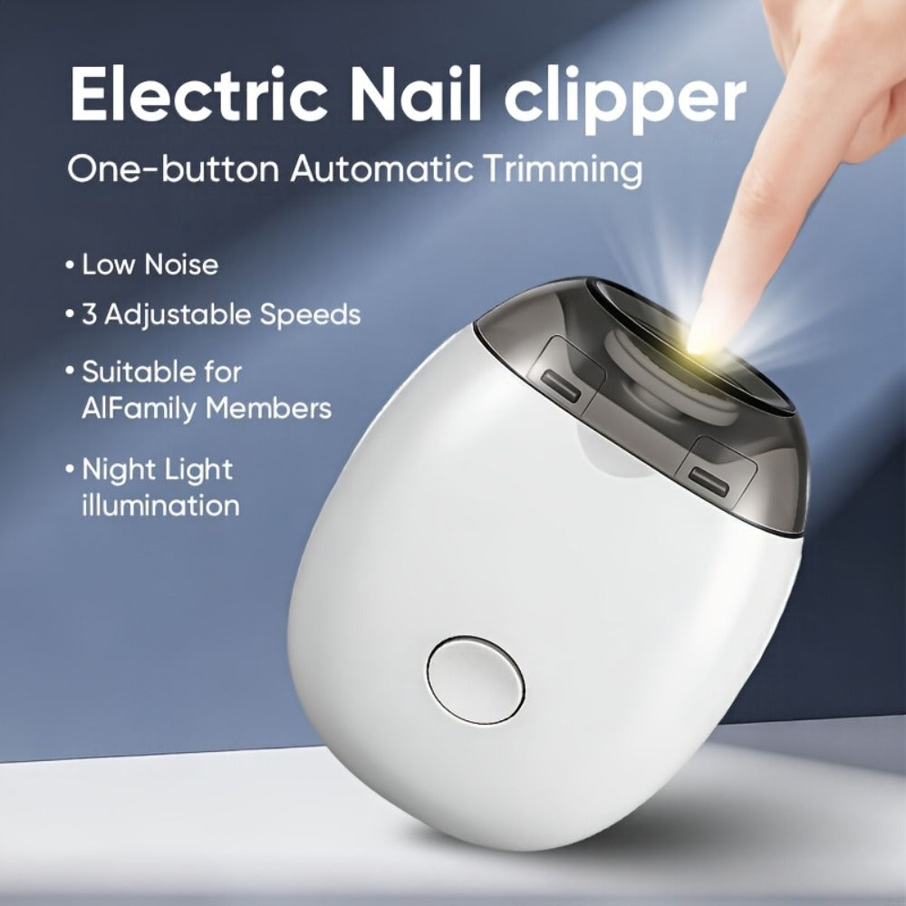 Nail Trimmer in an Electric Design with LED Light for Seniors