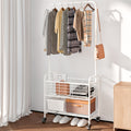 Laundry Basket, Wheels and Hanging Rack, Multifunctional Clothes Hamper for Laundry Room Bedroom Bathroom