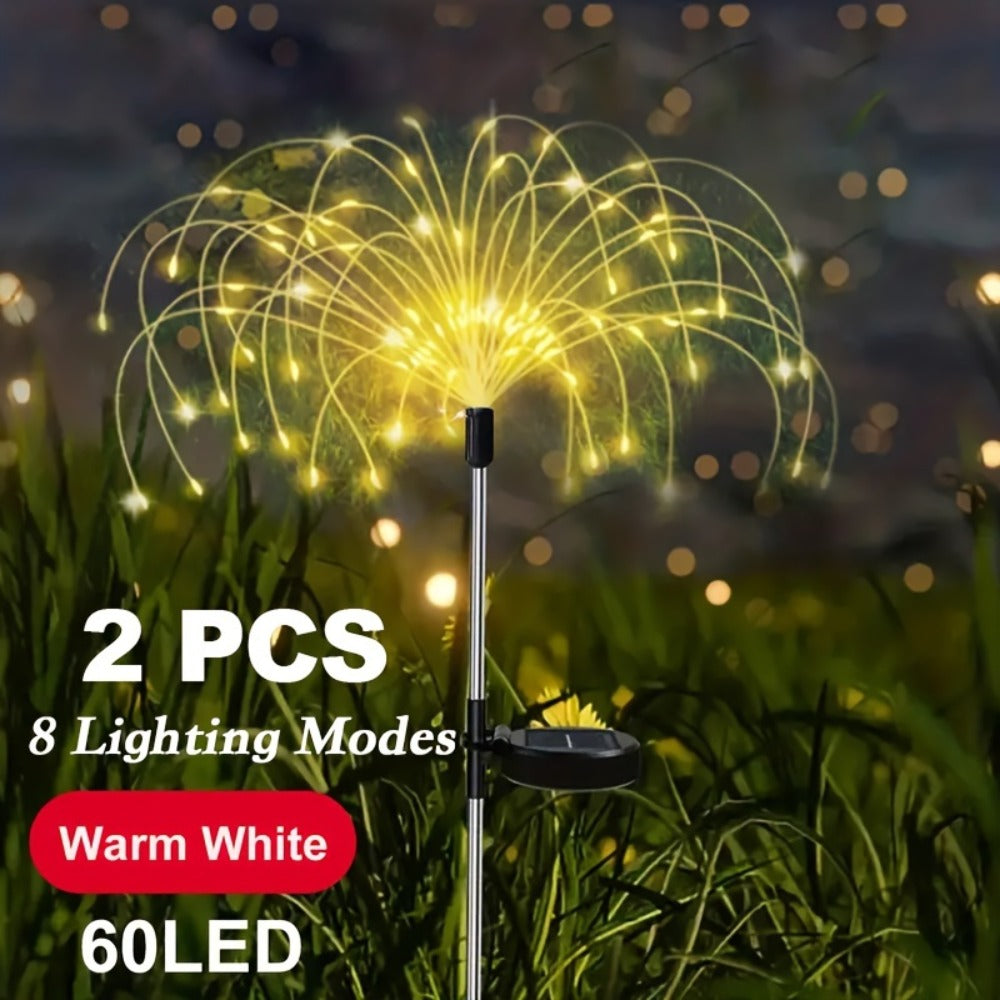 Solar Fairy Lights in an Outdoor Design with 8 Modes for Garden
