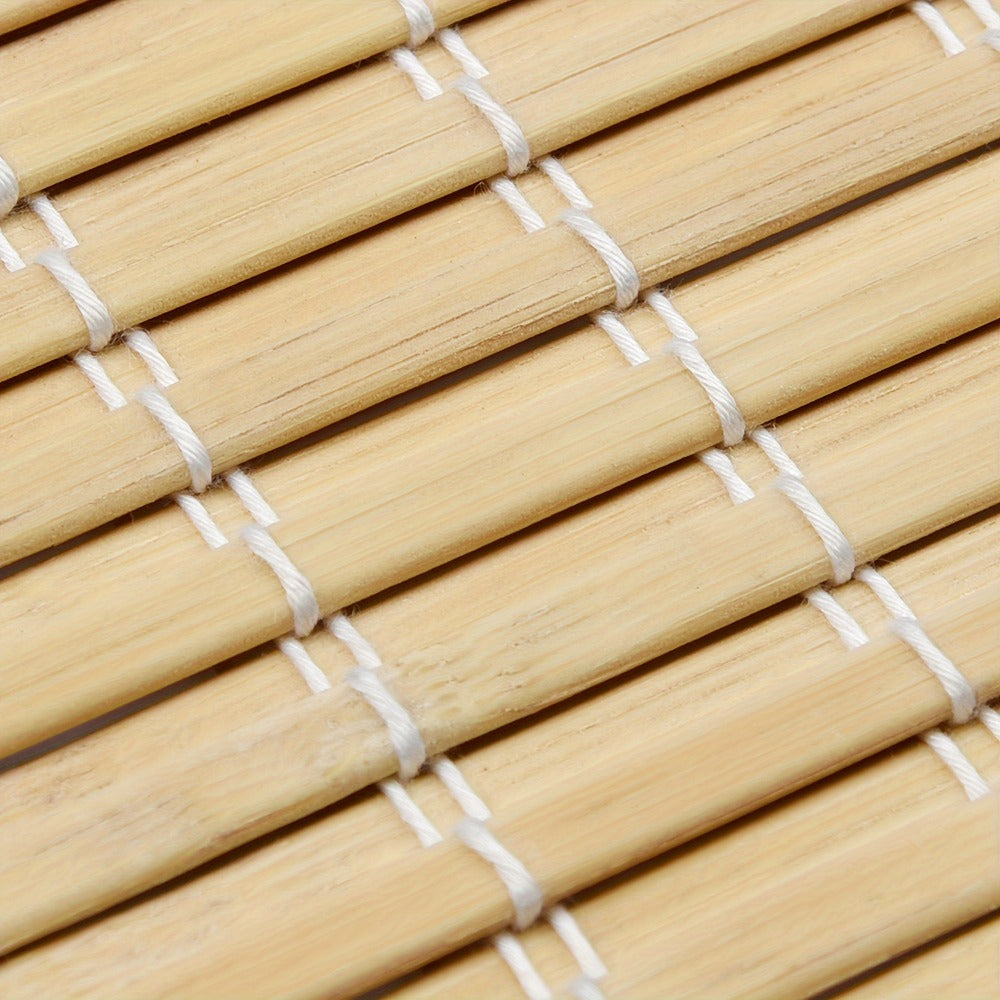 Bamboo Roman Shades Cordless - Light Filtering Roll Up Bamboo Blinds for Windows, Natural Woven Window Treatment for Living Room Bedroom Office, Multiple Sizes & Colors
