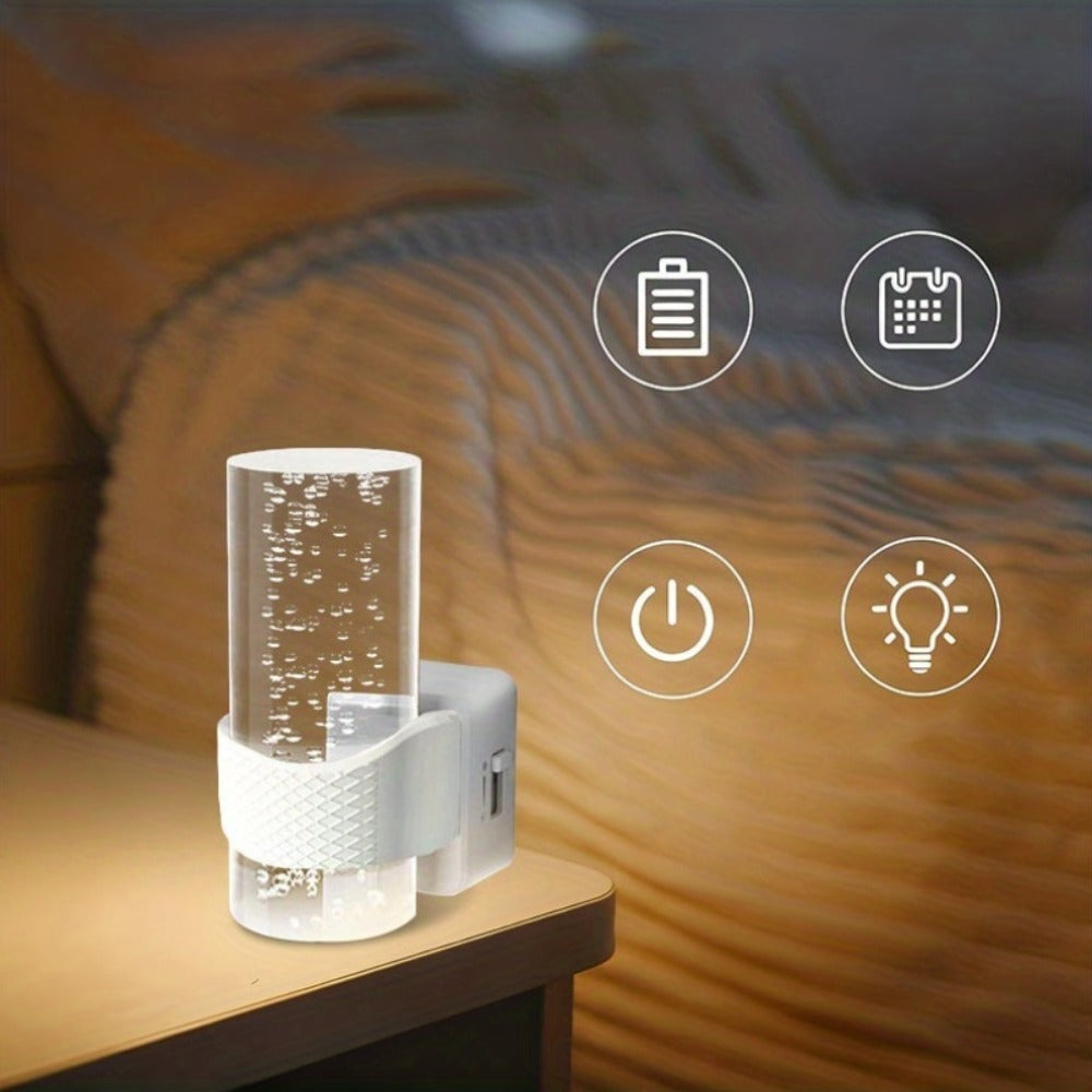 LED Dimmable 3000K Warm Light & Auto Sensor, 2 Pack for Hallway Bedroom, Adjustable / Dimmable, Plug In Night Light