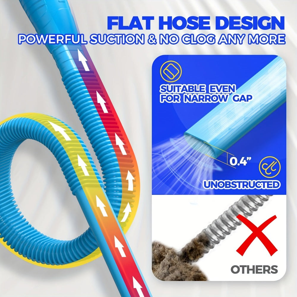 Dryer Vent Cleaner Kit Replacement Parts in a Flexible Design for Home Laundry (2pcs Vacuum Hose Attachment and Lint Trap Brush)