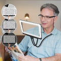 Magnifying Glass, Flexible Gooseneck Neck Wear Magnifier for Reading Sewing Repair Low Vision Elderly