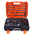 Premium Stainless Steel Repair Tool Kit 55/82/94/121PCS – Complete Automotive & Home Repair Set | Multi-Function Hand Tools | No Charging Required | Easy to Use | Perfect Gift for Men