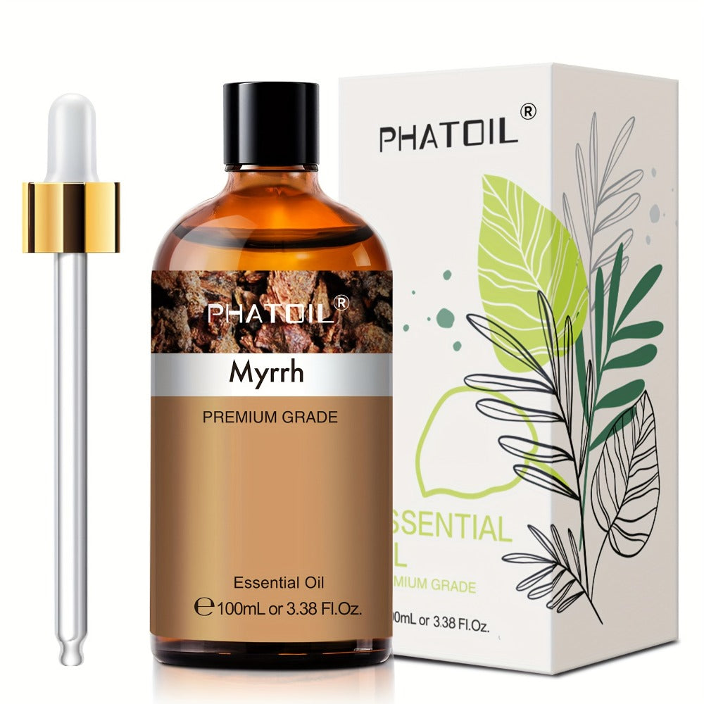Myrrh Essential Oil for Diffuser and Candle Making (100ml Pure Undiluted Natural Oil)