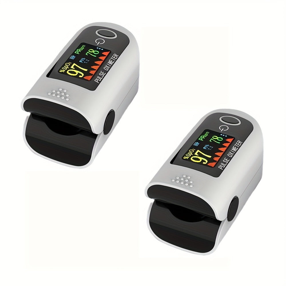 Pulse Oximeter, Digital Blood Oxygen Saturation Monitor, SpO2 Heart Rate & Perfusion Index Display