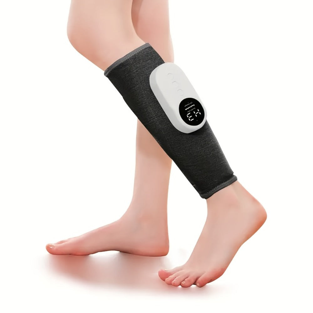 Leg Massager: Air Compression, Cordless Calf & Foot Massager with 3 Intensity Levels for Legs, Thighs