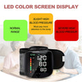 Wrist Blood Pressure Monitor Professional - Automatic BP Monitor with High-Precision LCD Display, Voice Language Prompts & Memory Function, Clinically Accurate for Medical & Home Use, Senior Gift