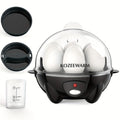 Electric Egg Boiler & Cooker with Auto Shut-Off – Single & Double Layer, Multi-Function for Hard Boiled, Soft Boiled, Scrambled, Omelette, Steamed Vegetables & Dumplings, 4 Colors