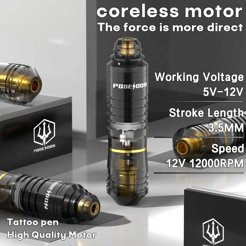 Tattoo Pen Kit with 11 Color Inks and Power Supply for Beginners and Artists