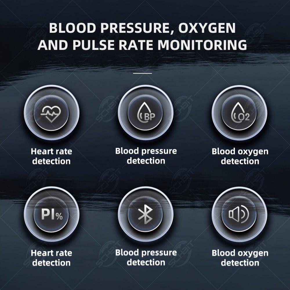 Pulse Oximeter, Real-Time Heart Rate & SpO2 Tracking via Bluetooth App, Compact Digital Oxygen Meter