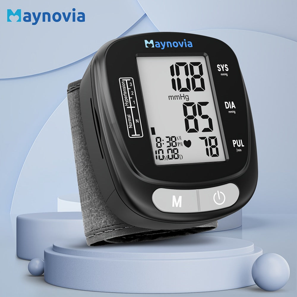 Blood Pressure Monitor, Oximeter Fingertip Digital BP Machine Home Use, Fully Automatic Hypertension Tracker