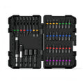 Impact Screwdriver Bit Set 45-Piece – Heavy-Duty Torx, Phillips, Flat & Square Bits with Storage Box, Compatible with Impact Drivers for Automotive, Home Repair & DIY Projects