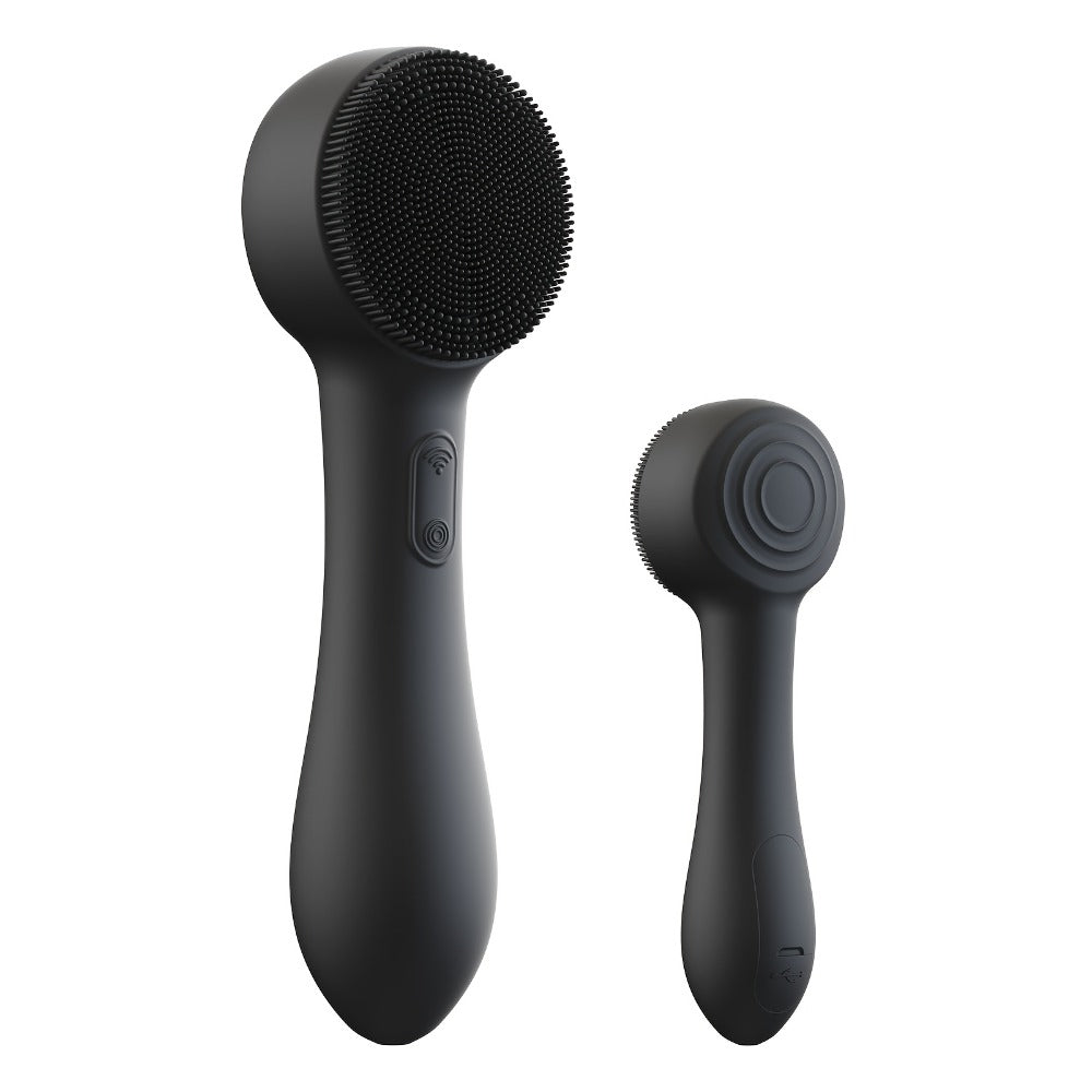 Facial Cleansing Brush (12000 Vibrations) in Waterproof IPX7 Silicone for Sensitive Skin