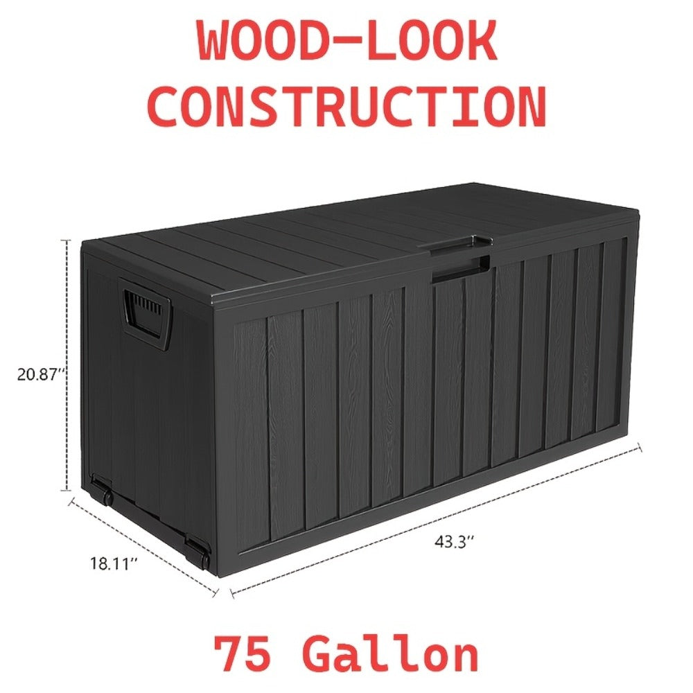 Waterproof Box in an Outdoor Design with Handles for Pool Accessories