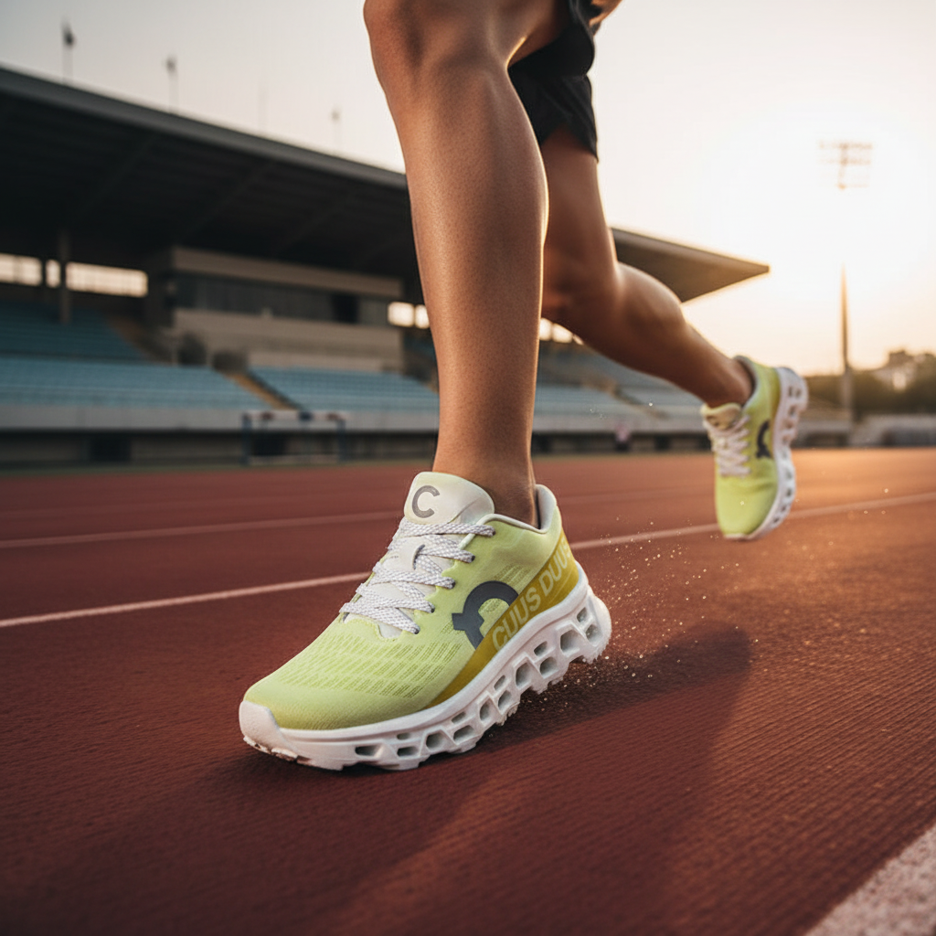 Men's Cushion Running Trainers — Shock-Absorbing EVA Sneakers