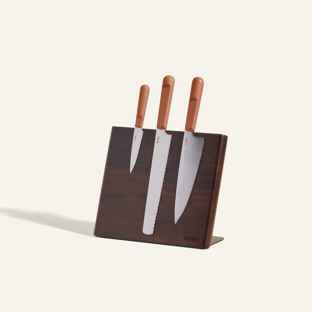 Walnut Knife Block