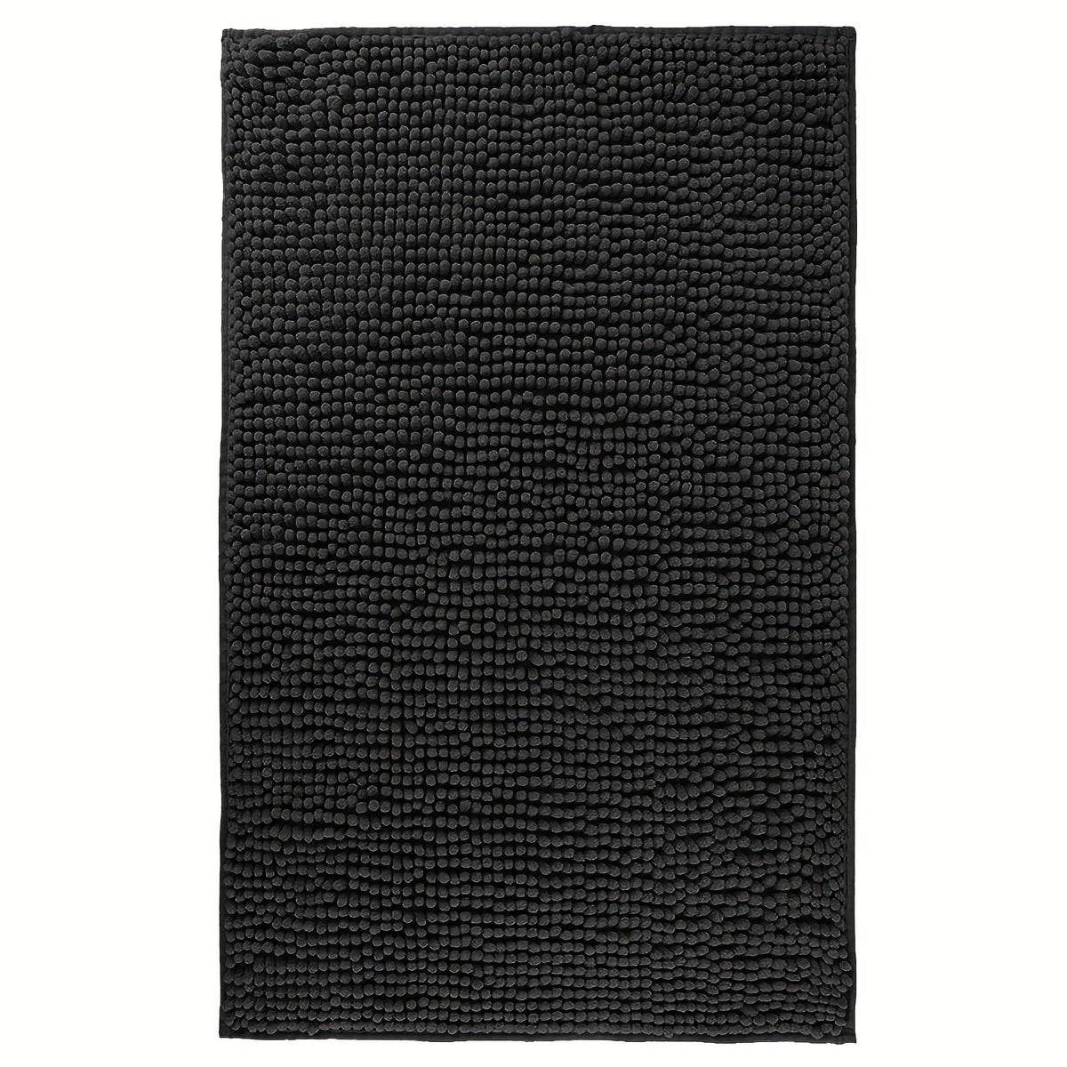 Chenille Bath Rug Extra Thick Soft Absorbent Non-Slip Bathroom Mat Machine Washable, Multiple Sizes & Colors