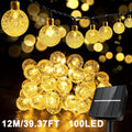 Solar String Lights in an Outdoor Design with Remote Control